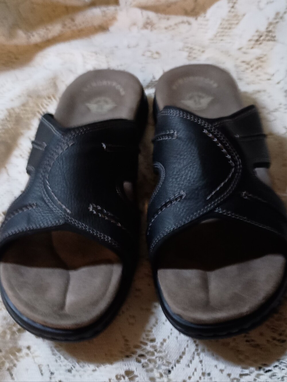 Dockers Sunland Black Casual Slide Sandals
